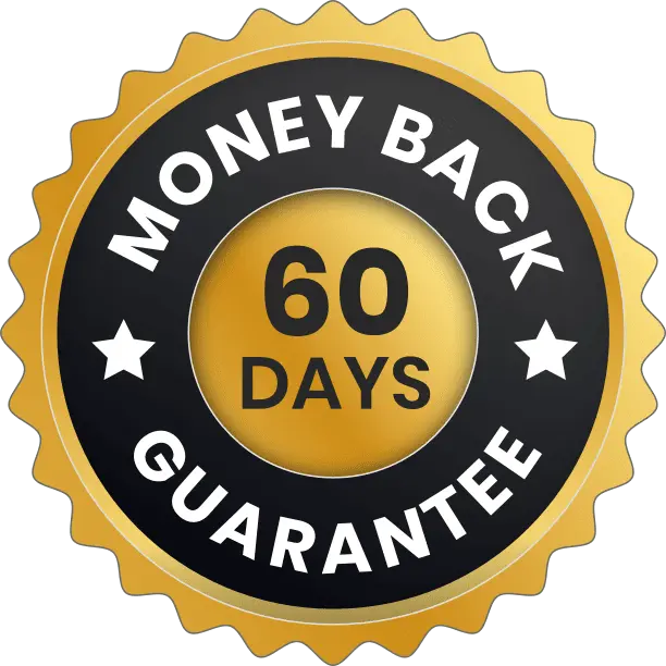 Venus Factor 60-day money-back guarantee badge