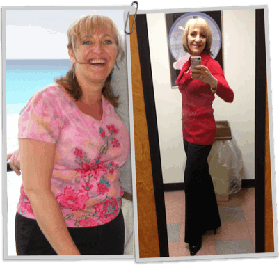 Venus Factor before and after weight loss transformation